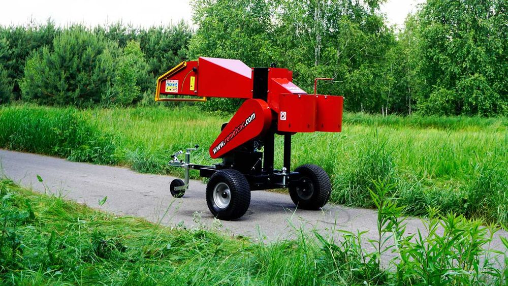 Rębak spalinowy REMET RPS-120 == rozdrabniacz spalinowy == POLSKA