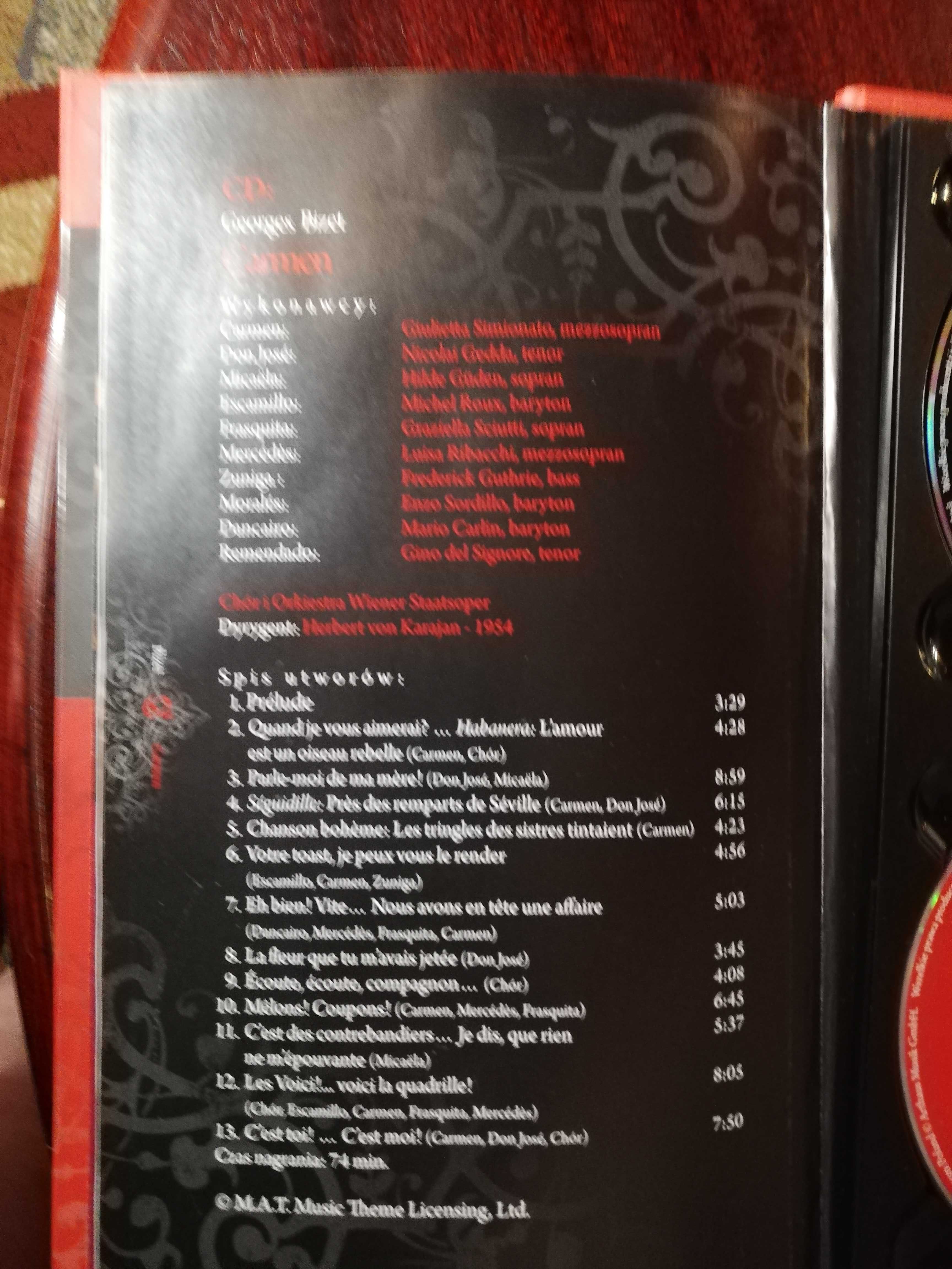 Wielkie opery. George Bizet Carmen 2 DVD