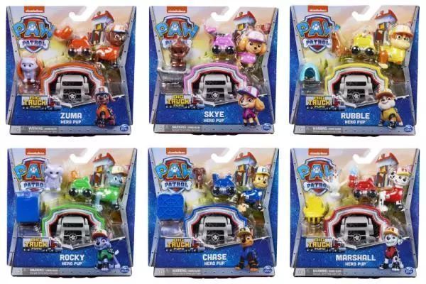 Psi Patrol: Big Truck Pups Hero Pups Figurki