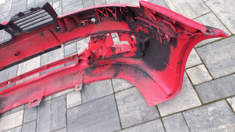 Seat Leon 1 toledo 2 zderzak przód przedni czerwony lp3g