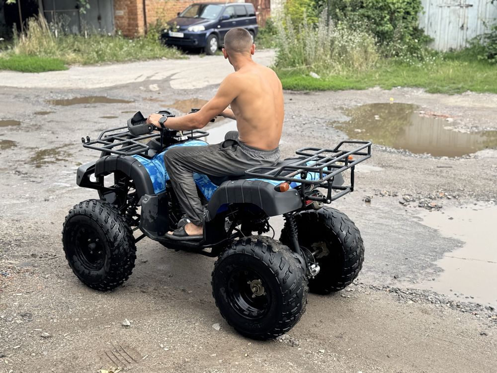 квадроцикл spark sp250-4 на повному ходу
