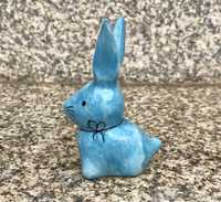 Miniatura de coelho em porcelana