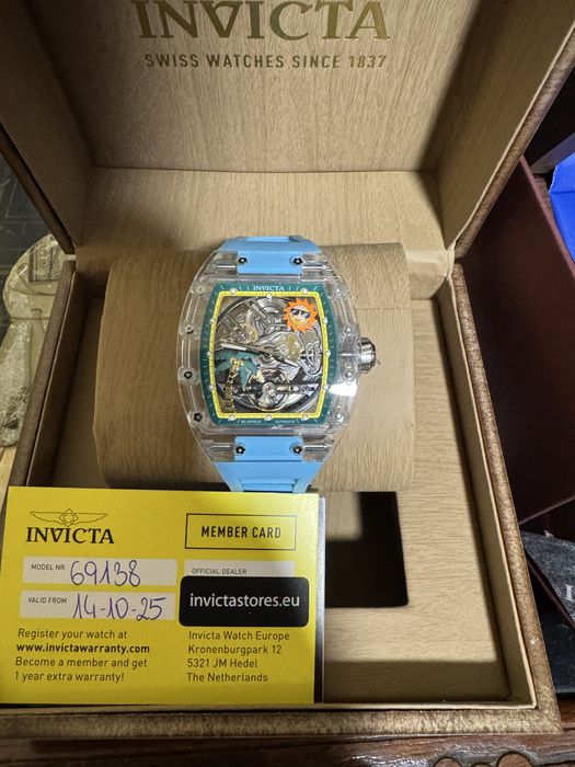Relogio Invicta Artist 69138 Automático