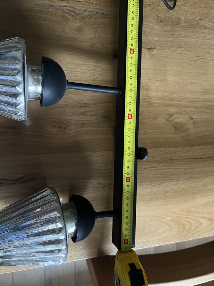 Lampa loftowa metalowa