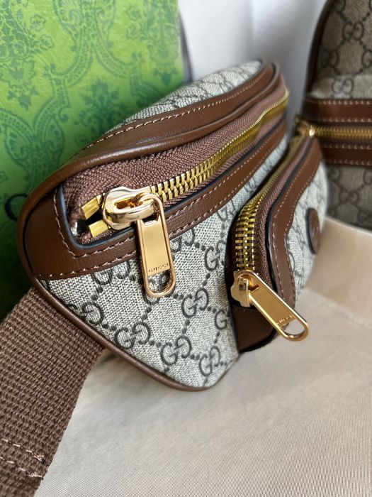 Сумка бананка жіноча Gucci гуччи гучі GG женская шкіряна сумочка