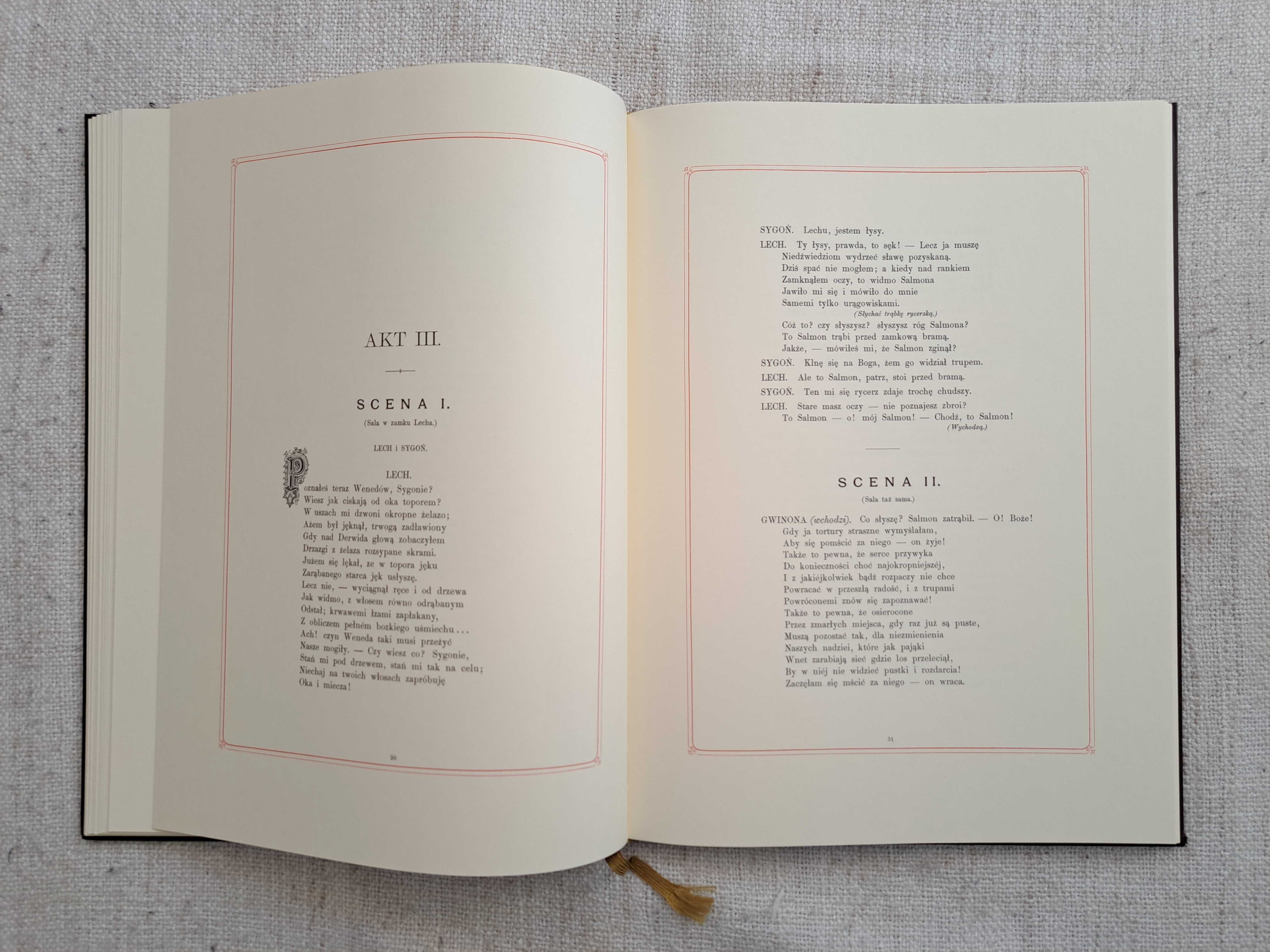 Lilla Weneda. Juliusz Słowacki. Ilustracje Andriolli. Reprint z 1883 r