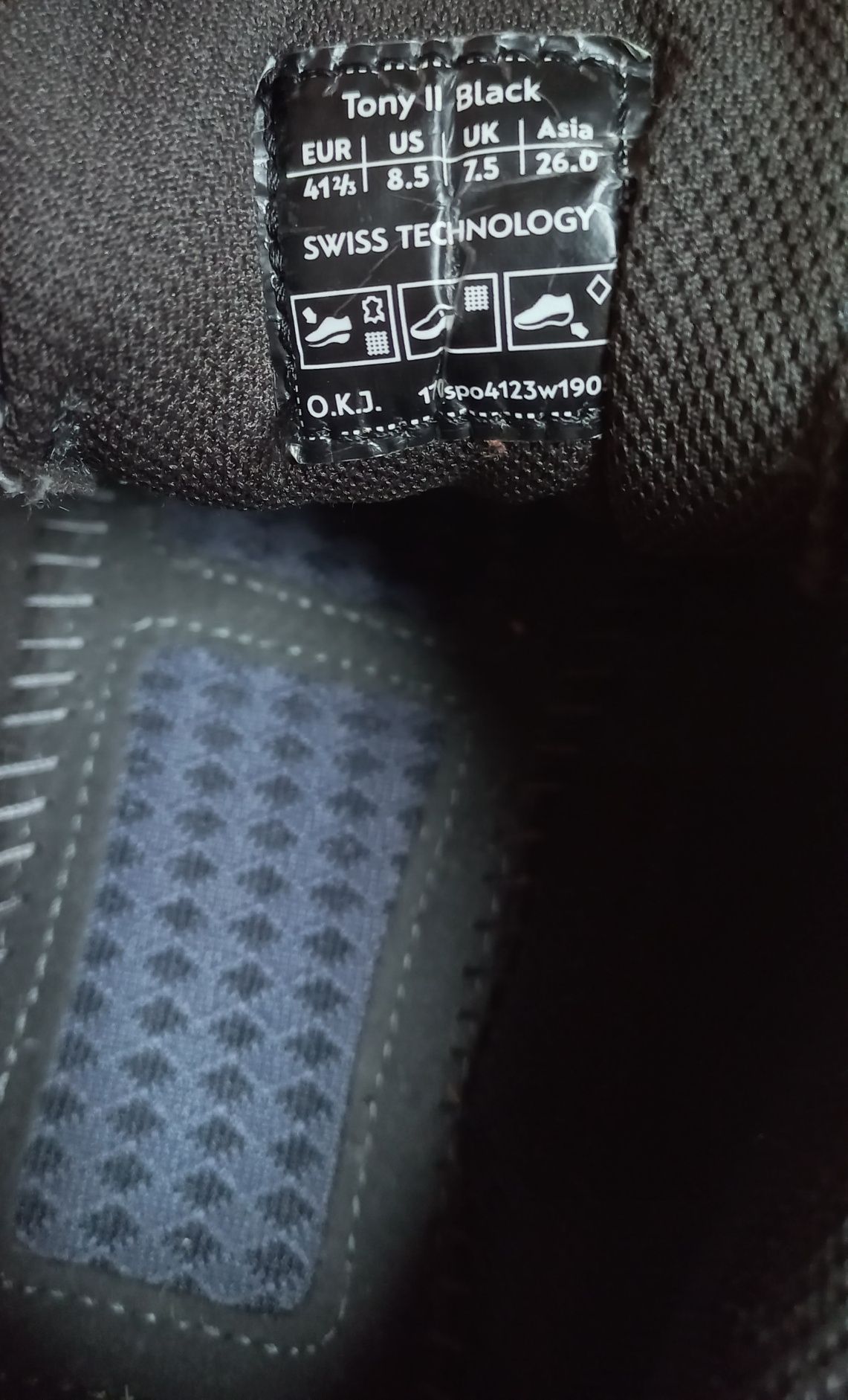 Buty męskie czarne skóra Joya Tony II Eu 41,5 uk 7,5