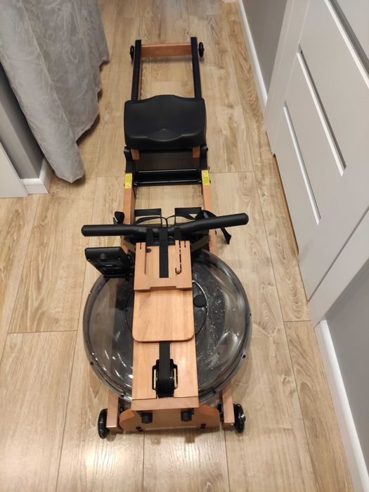 Wioślarz domowy JOROTO, składane drewno dębowe, zbiornik na wodę 28L