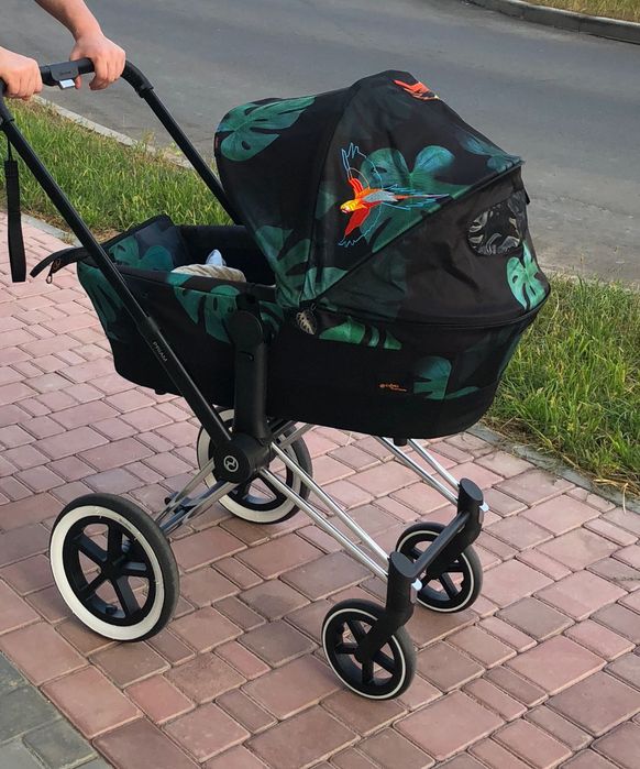 Коляска Сайбекс 3 в 1  Cybex Priam birds of paradise