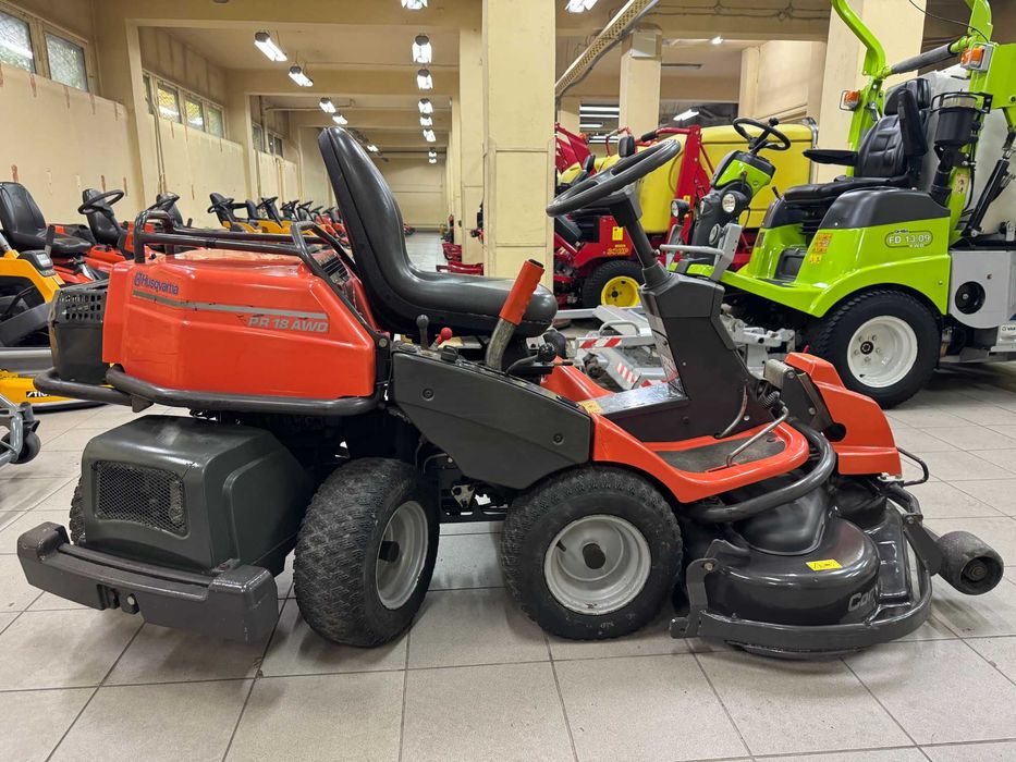 Traktorek Rider Husqvarna PR 18 4X4 KAWASAKI Agregat 112 WSPOMAGANIE