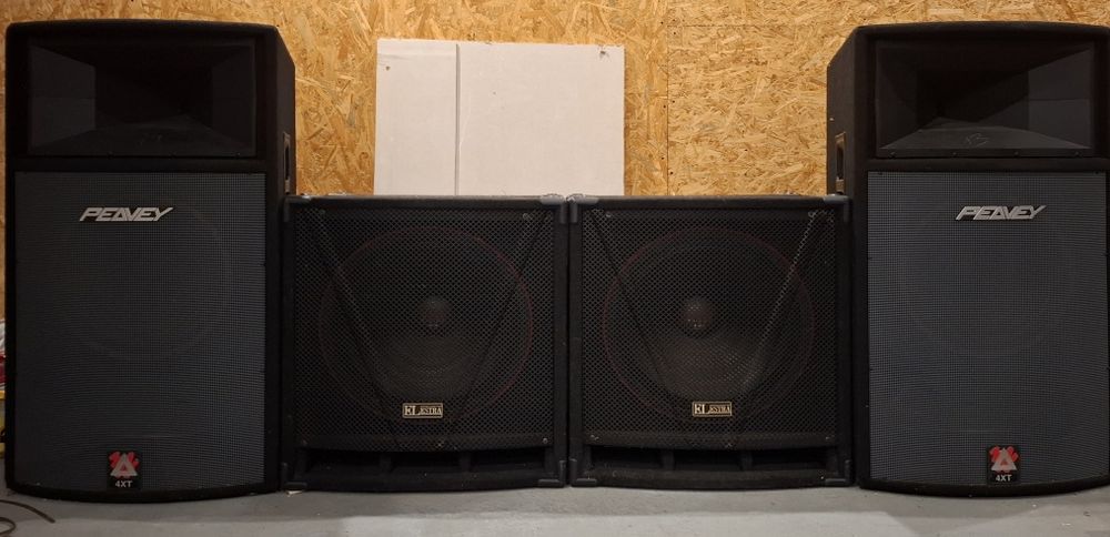 Zestaw nagłośnieniowy – Peavey, Elestra (Beyma 18”), ADS, Phonic