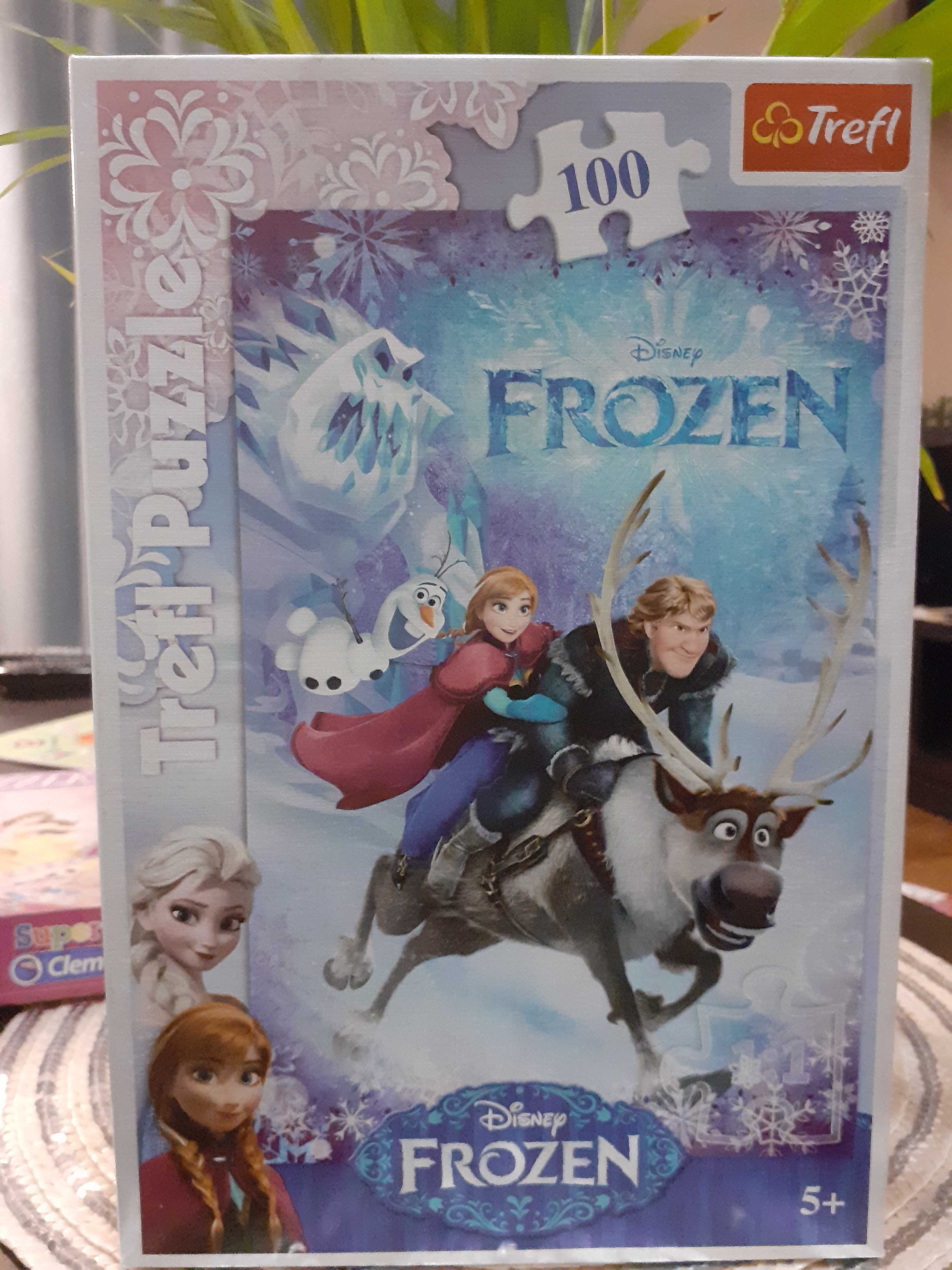 Puzzle Trefl Disney Frozen 100 elementów.