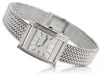 Zegarek damski z białego złota 14k 585 Geneve lw035wds&lbw003w Poznań