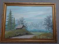 Obraz - ręcznie malowany 50x70+ rama