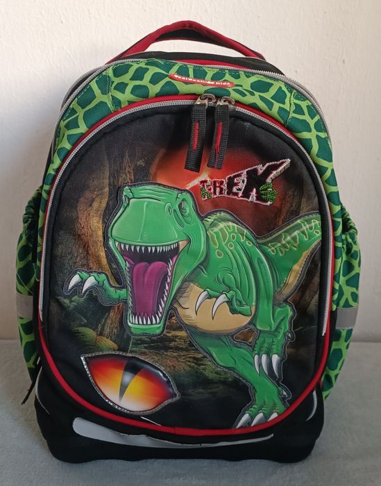 Ранець для хлопчика. Рюкзак школьный CoolPack, T-Rex + расширение