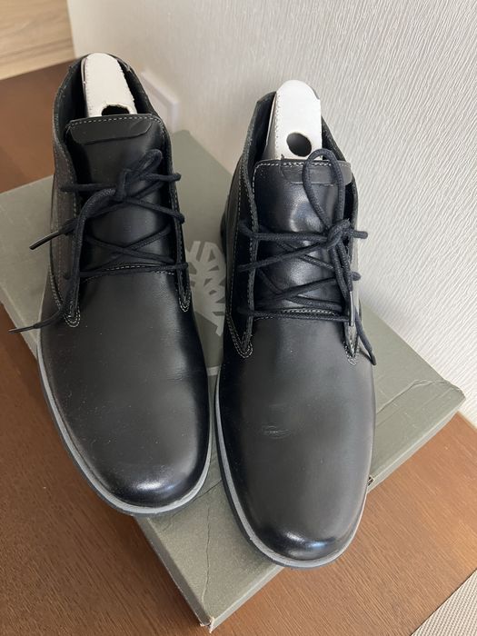 Мужские кожанные деми ботинки timberland 43
