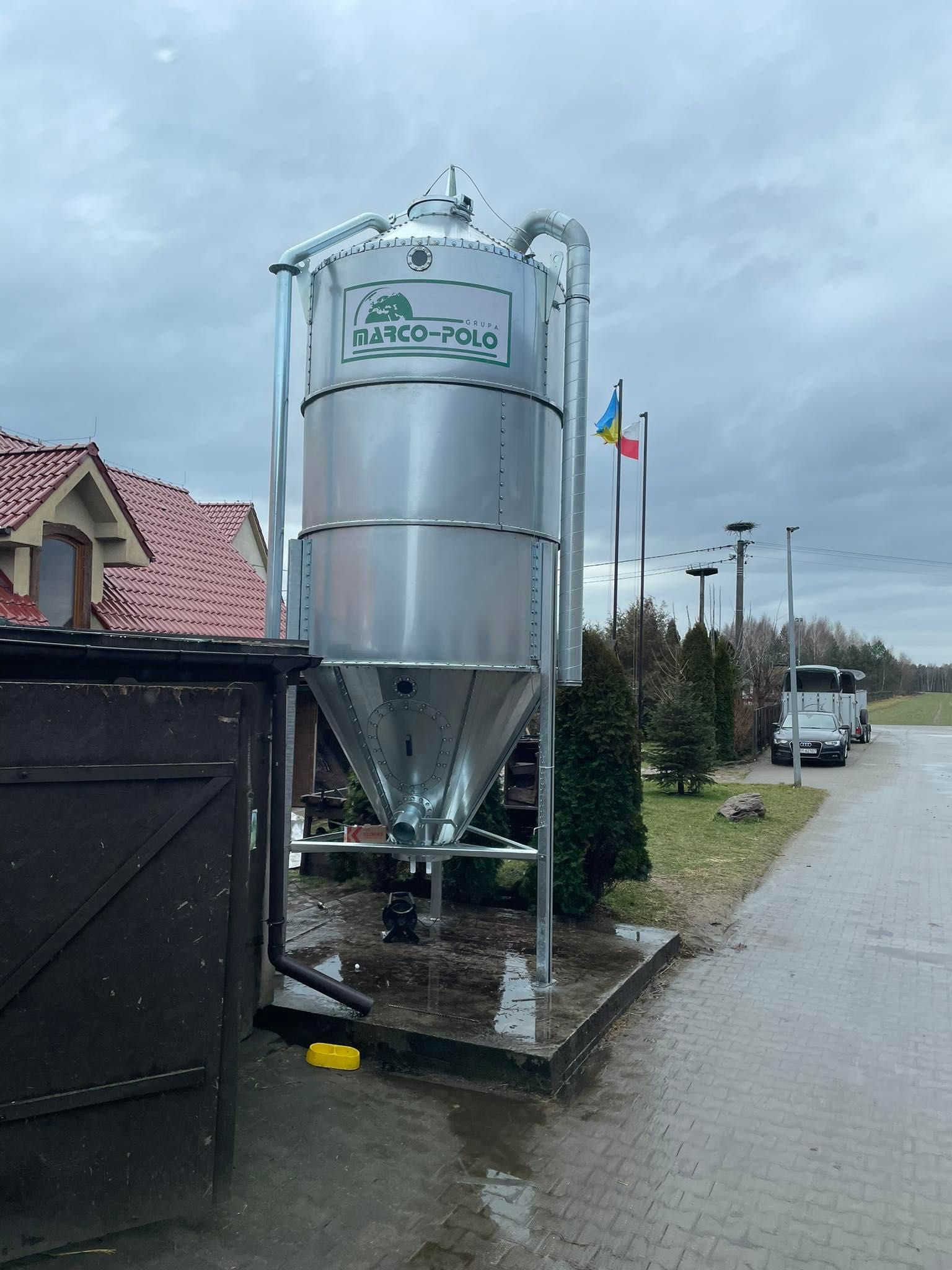 Silos 18ton 20t 35t 30t silosy zbiorniki Marco-Polo nowe Dowóz HDS