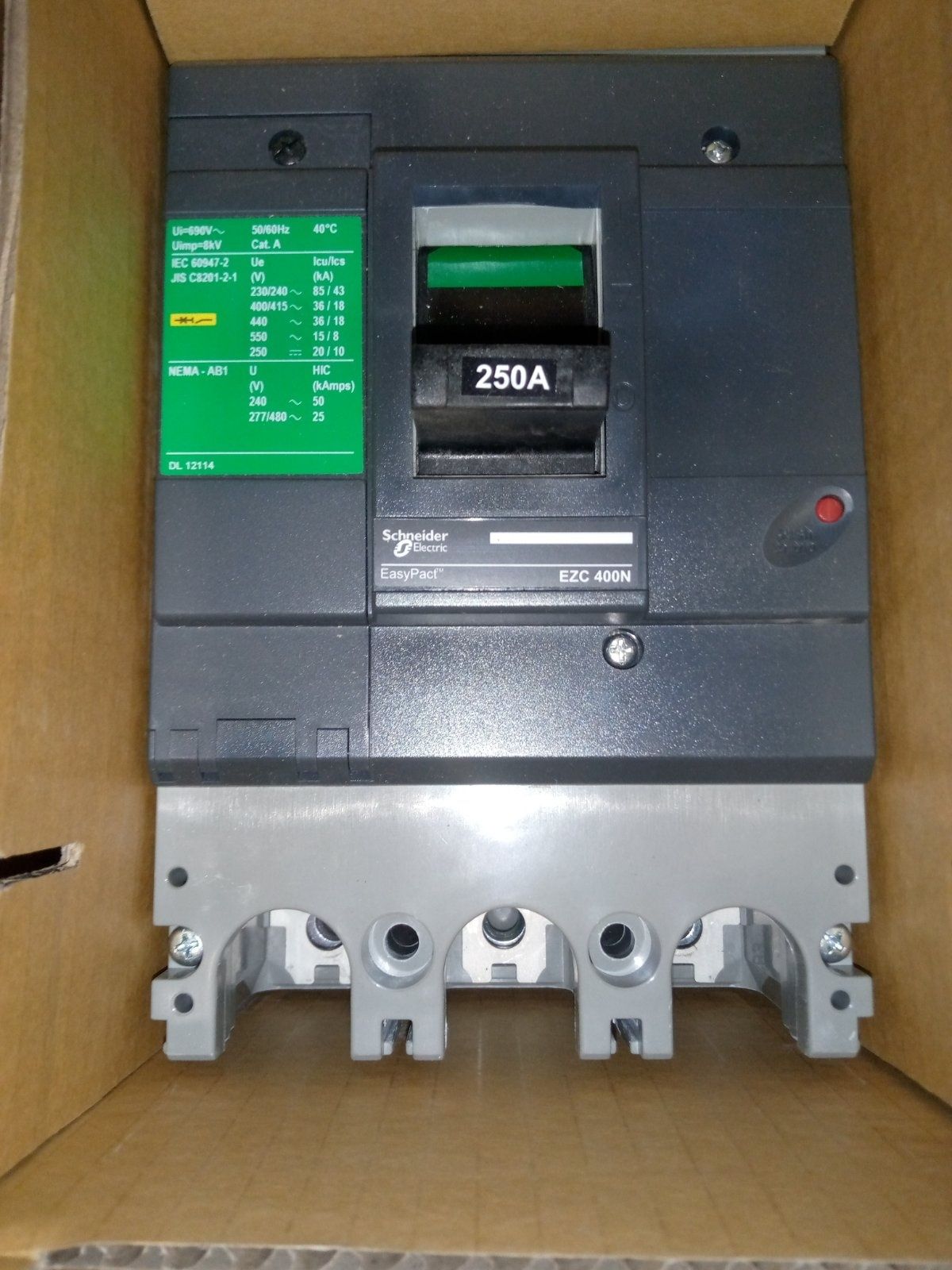 Автоматический Выключатель 3p 250A EZC400N Schneider Electric