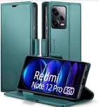 ETUI DO Xiaomi Redmi Note 12 Pro 5G SKÓRZANE CaseMe z KLAPKĄ Z MAGNESE