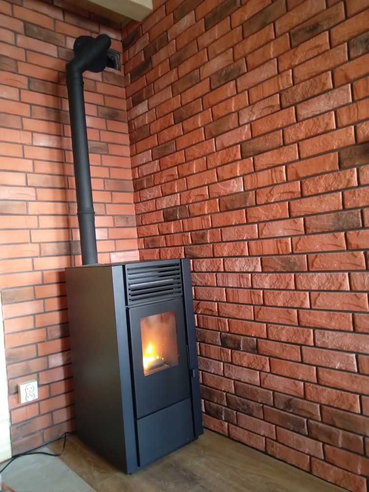 Piec, piecyk, kominek, koza na pelet pellet Marisa 9kW+DGP