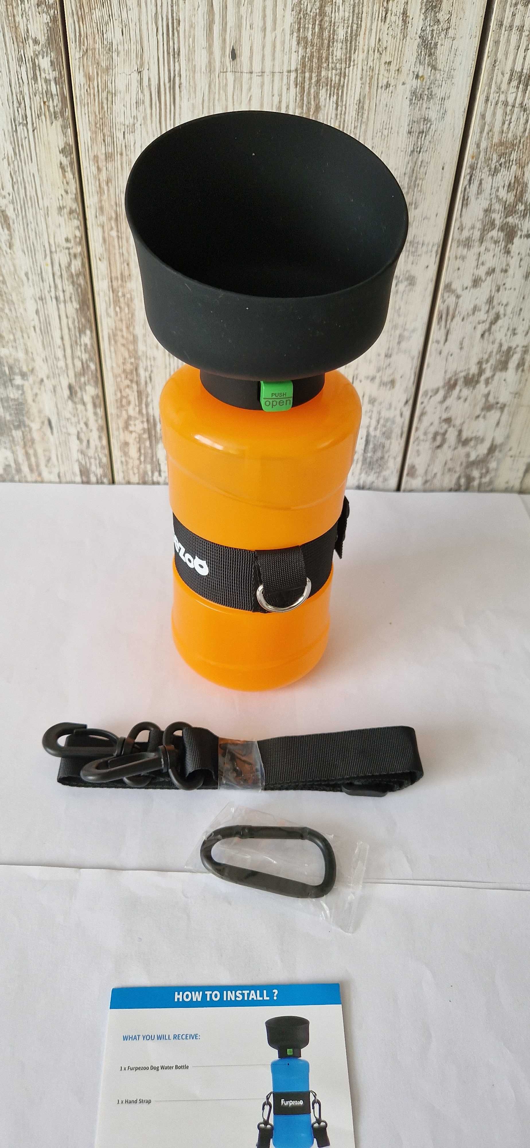 Butelka na wodę dla psa Furpezoo, 800 ml, nowa