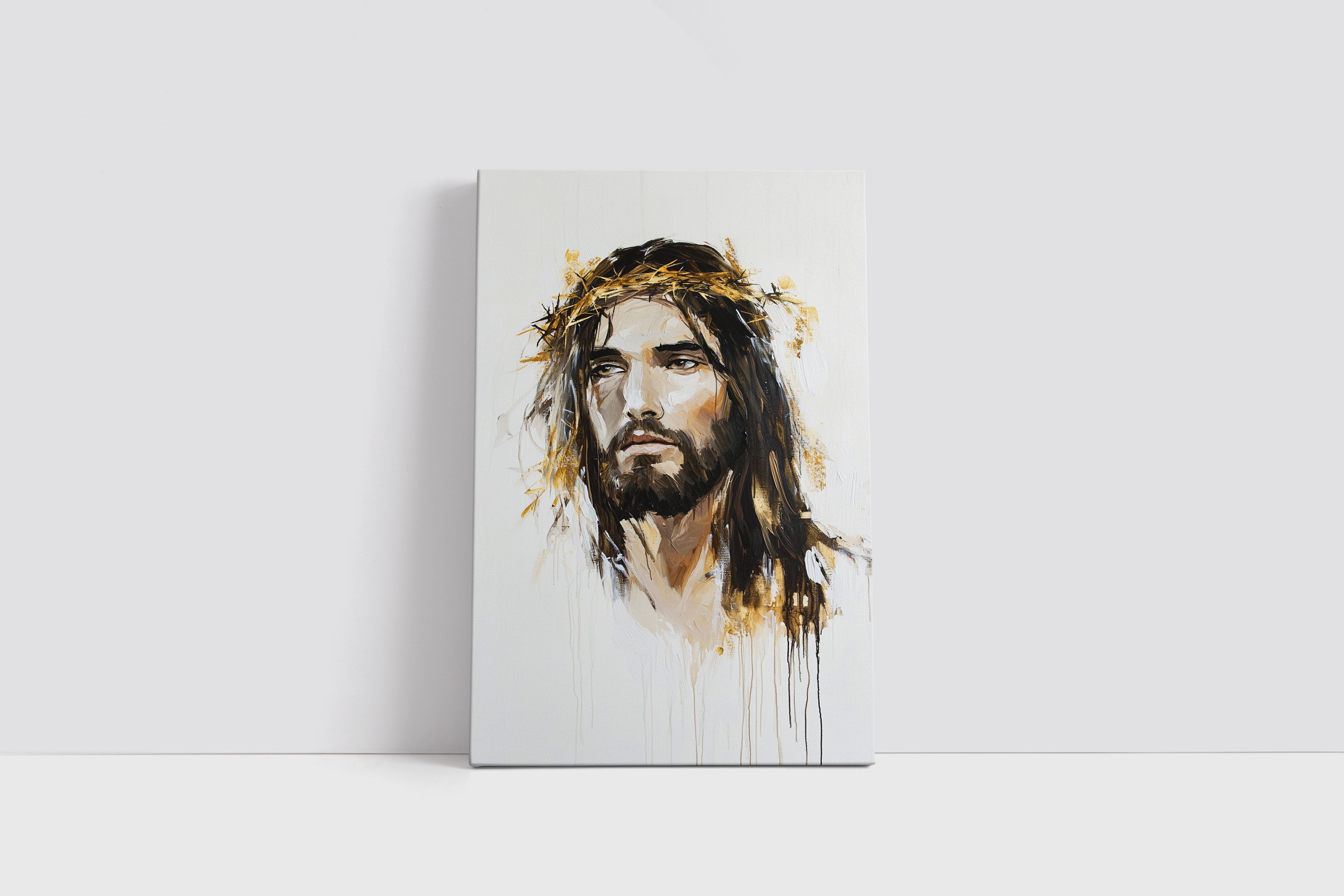 Obraz na płótnie Jezus Chrystus 80x120 prezent dla dzieci i młodzieży