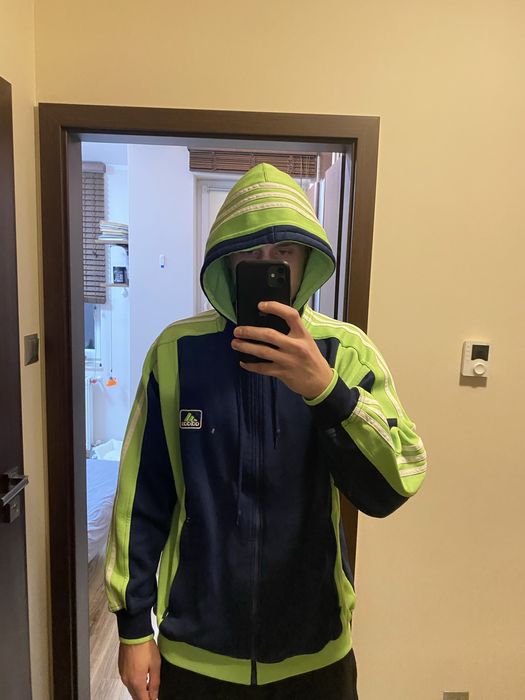 Bluza Adidas męska L z kapturem, oryginalna