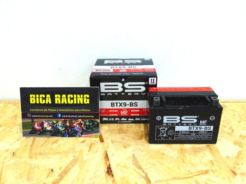 Bateria BS Btx9-bs ytx9-bs NOVAS Suzuki Honda Aprilia KTM Kymco Beta