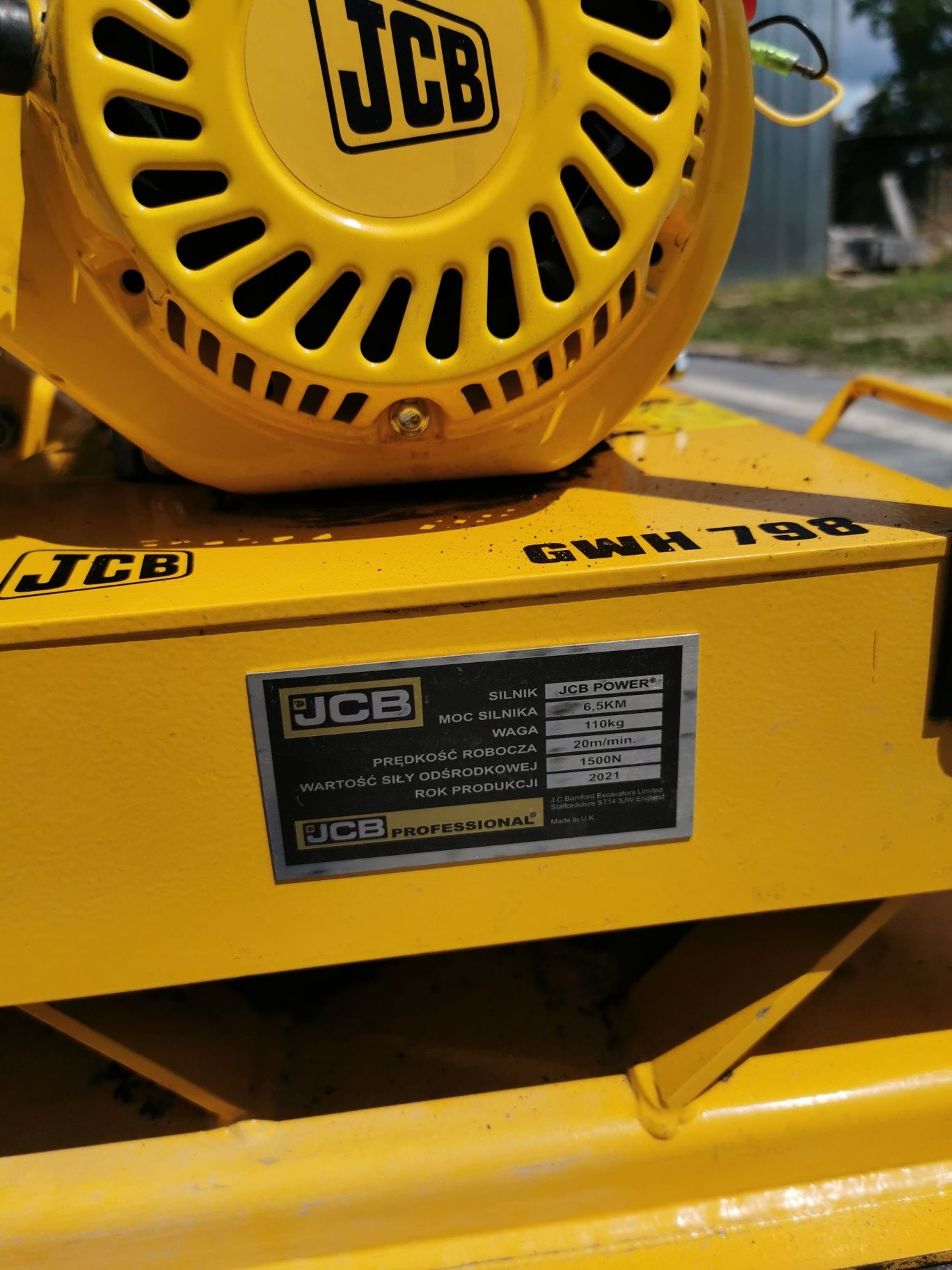 Zagęszczarka gruntu JCB
