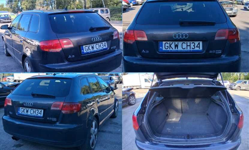 Audi A3 8P 2.0TDI 170KM S-line 5 Drzwi Alufelgi po Kolizji