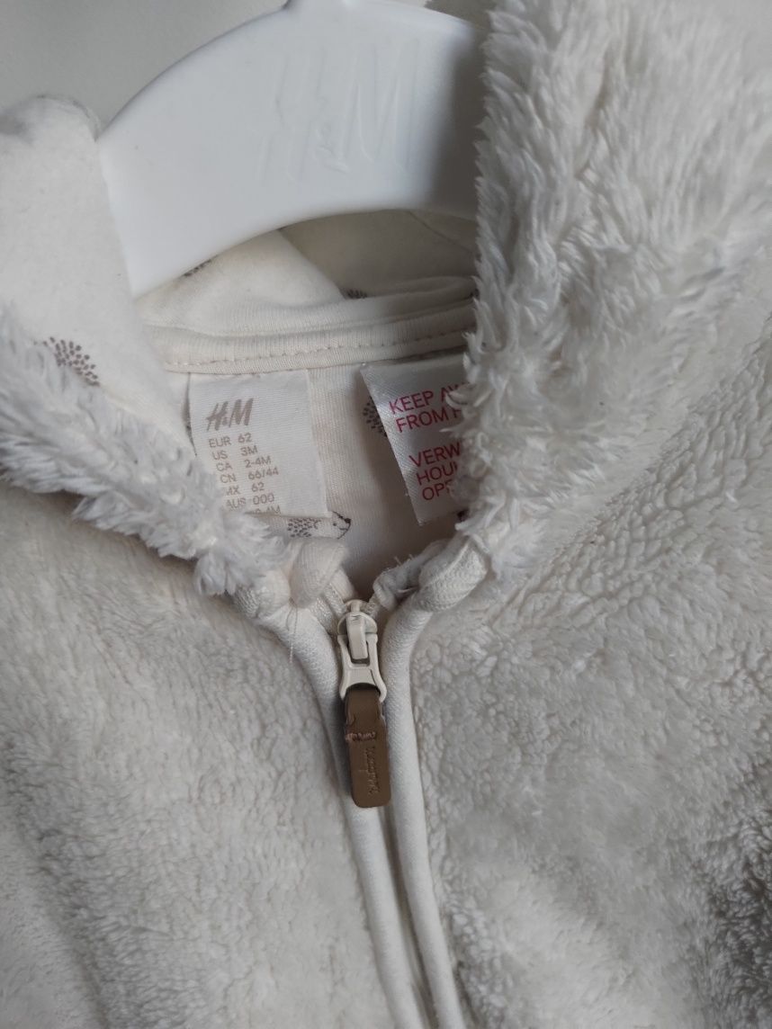 Kombinezon miś +GRATIS h&M 62 68