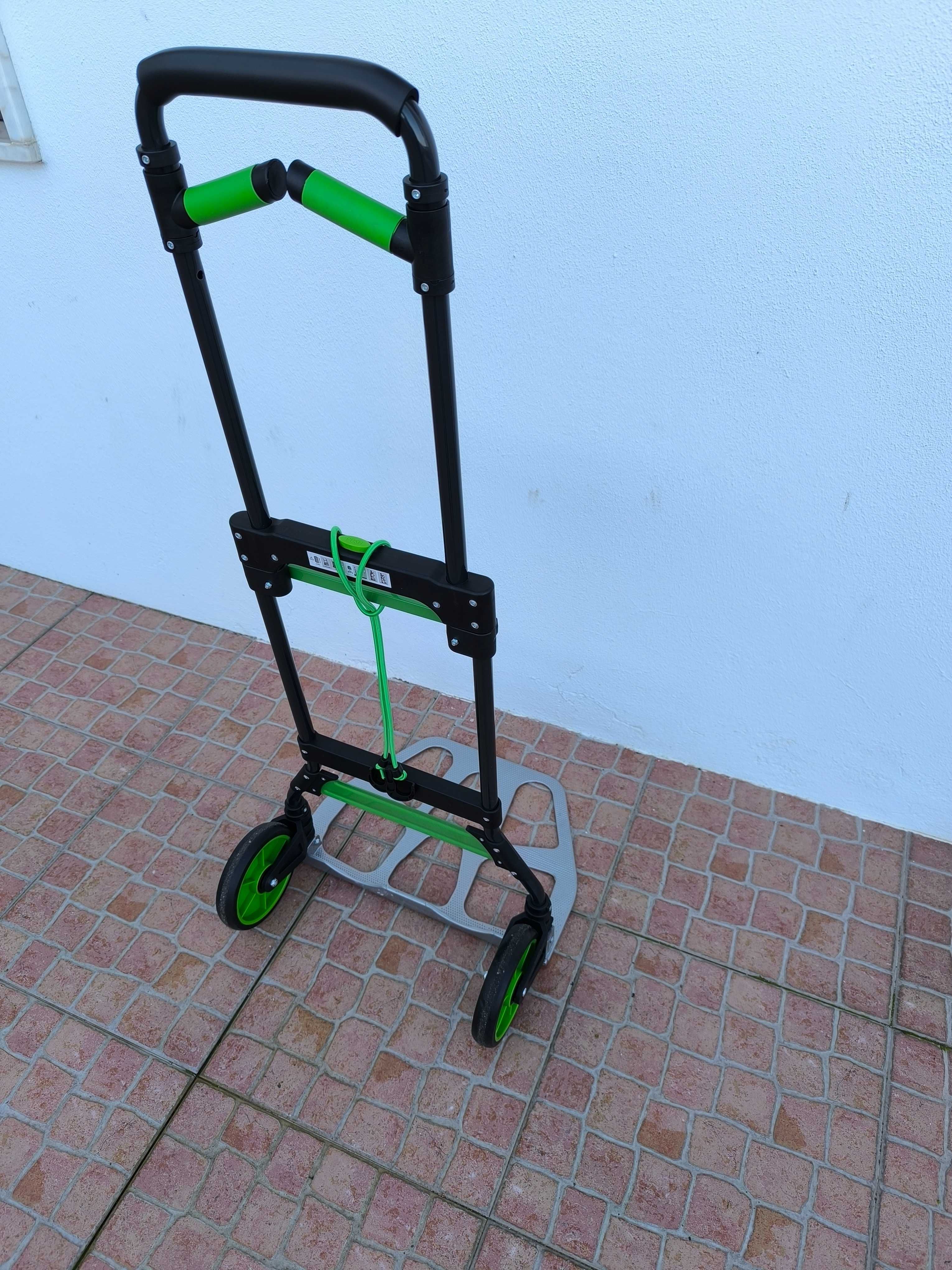 Carrinho transporte dobrável em ALUMINIO