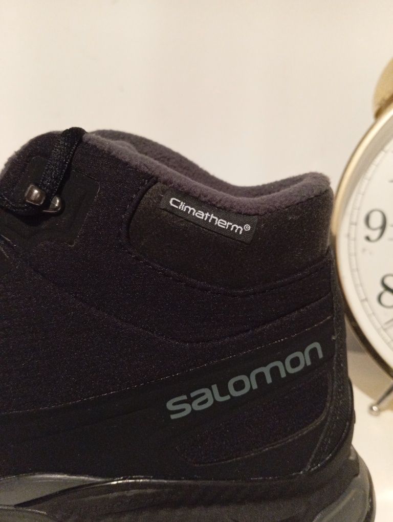 Męskie buty zimowe trekkingowe w góry z kolcami Salomon 44 2/3 salewa