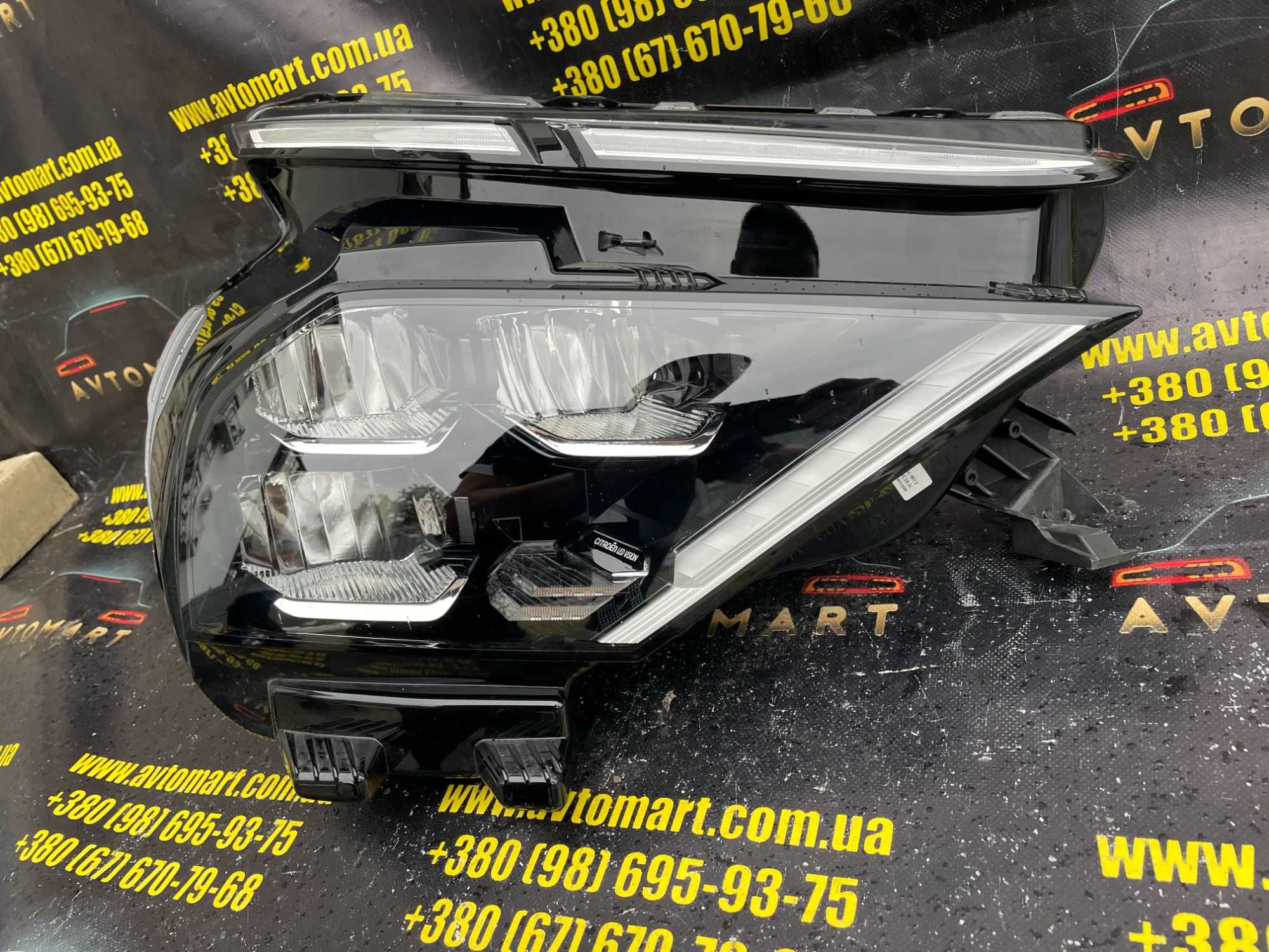 Фара передня права Citroen C4 Led фара правая Citroen C4 9830649280
