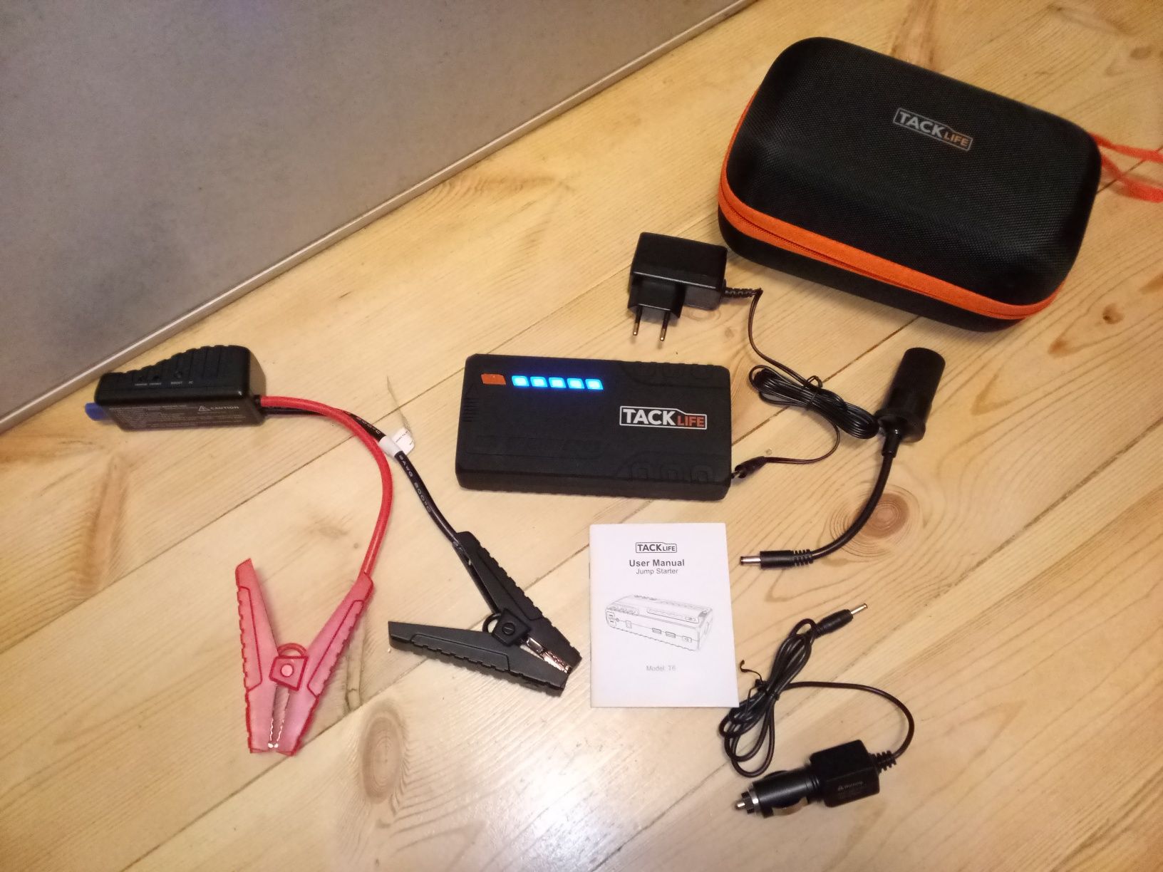 Power bank + starter do słabego akumulatora  Track Life T6