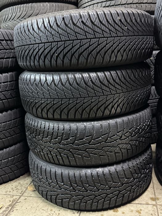 Opony 195/65/15 fulda i nokian 7 mm zimowe 4 sztuki
