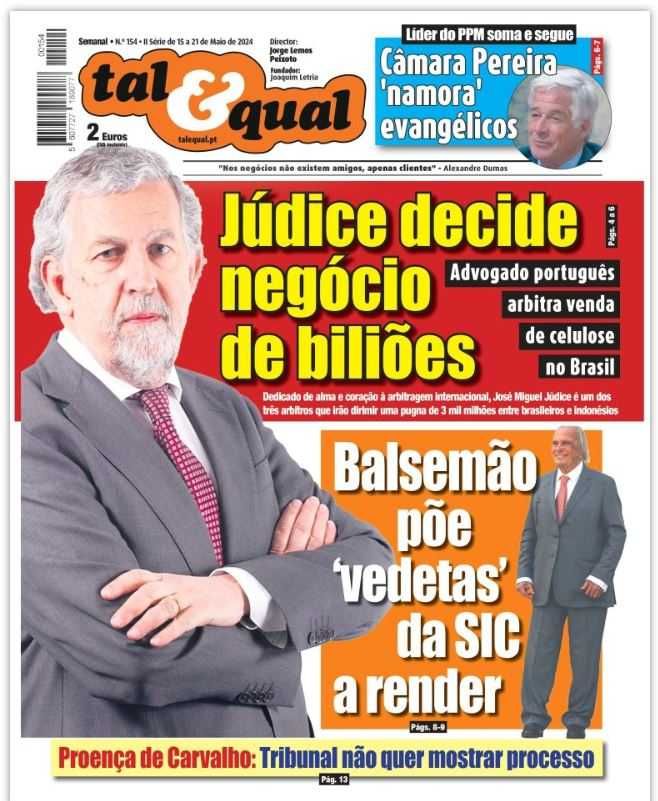 8 Jornais Tal & Qual de 2024 NOVOS (lote 2)