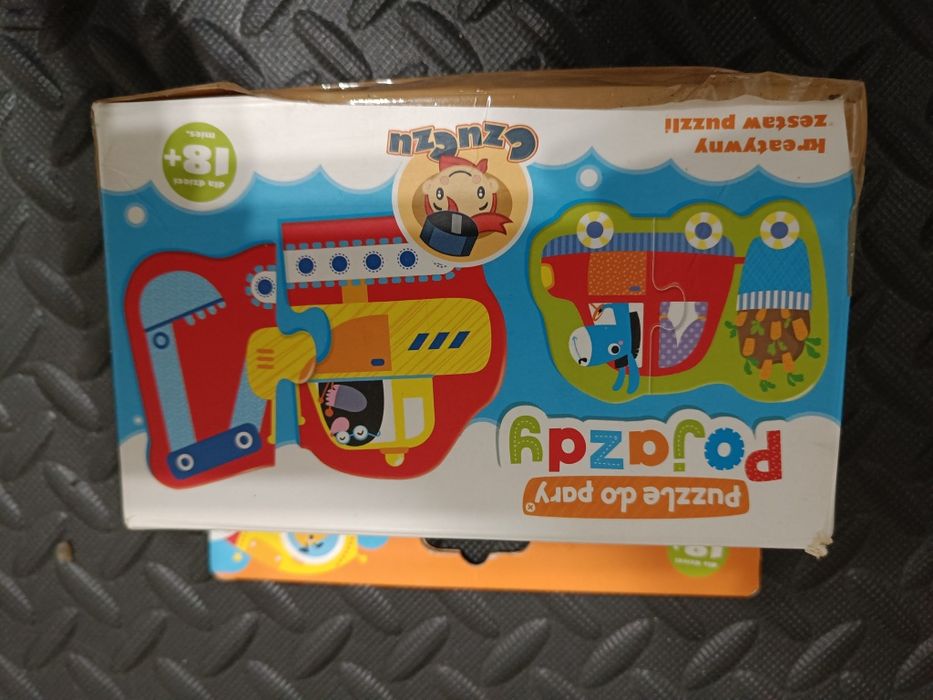 Puzzle do pary pojazdy czuczu dla malucha