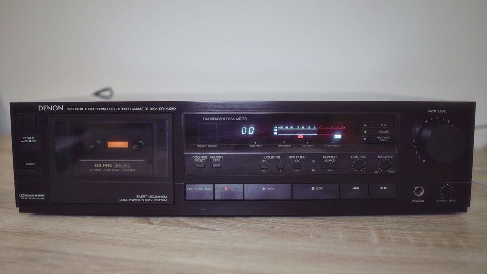 Gravador Cassetes 3 Cabeças Denon DR-M30HX