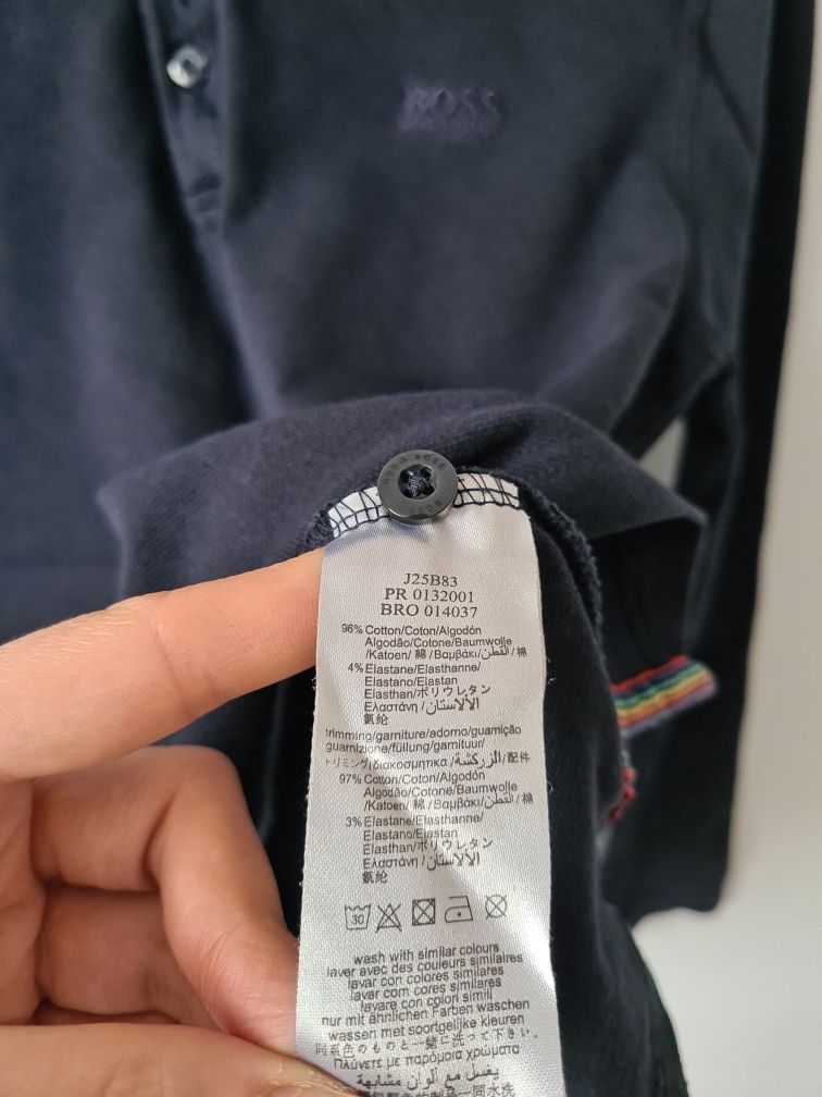 Bluzka na długi rękaw Hugo Boss