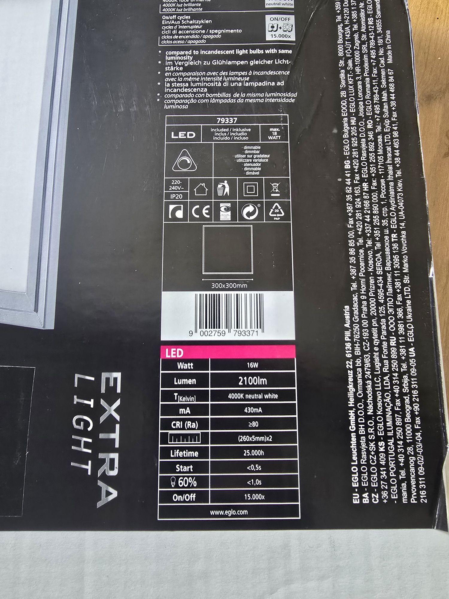 Plafon LED Extra Light