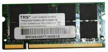 Pamięć DDR2 TRS TRSDD2001GS64U-667CL5BZX-16 1GB