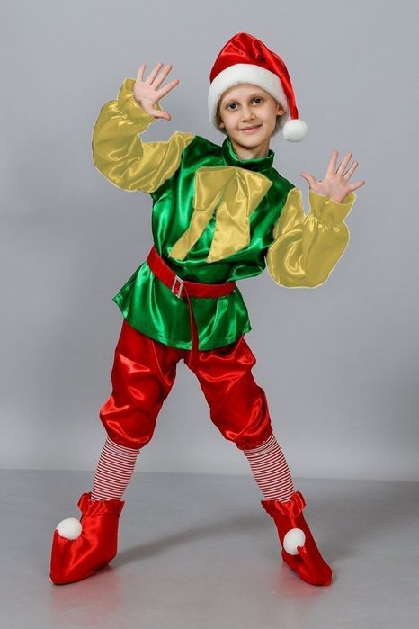Дитячий костюм гнома з атласу