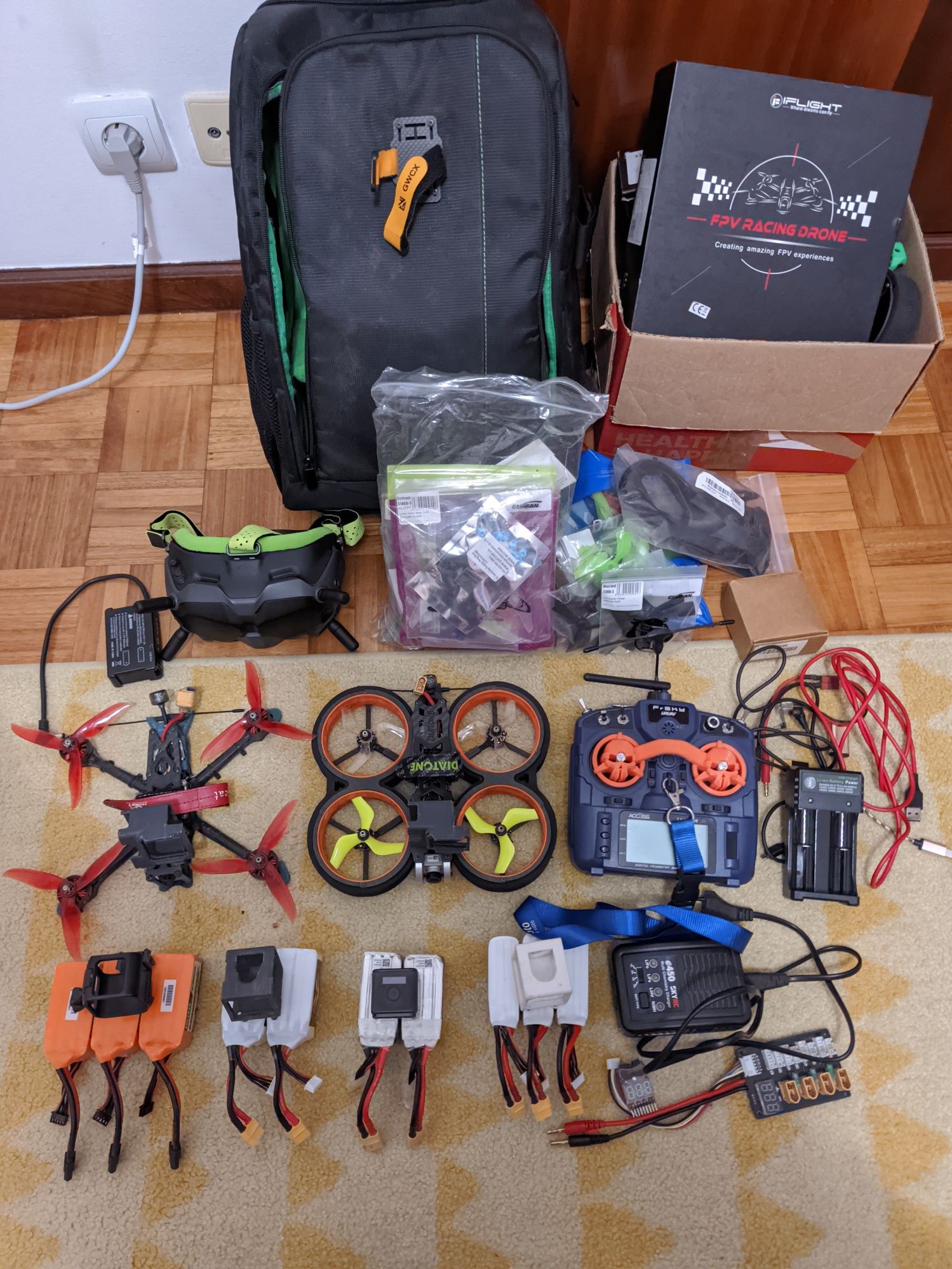 Kit FPV 2 drones Digital + extras