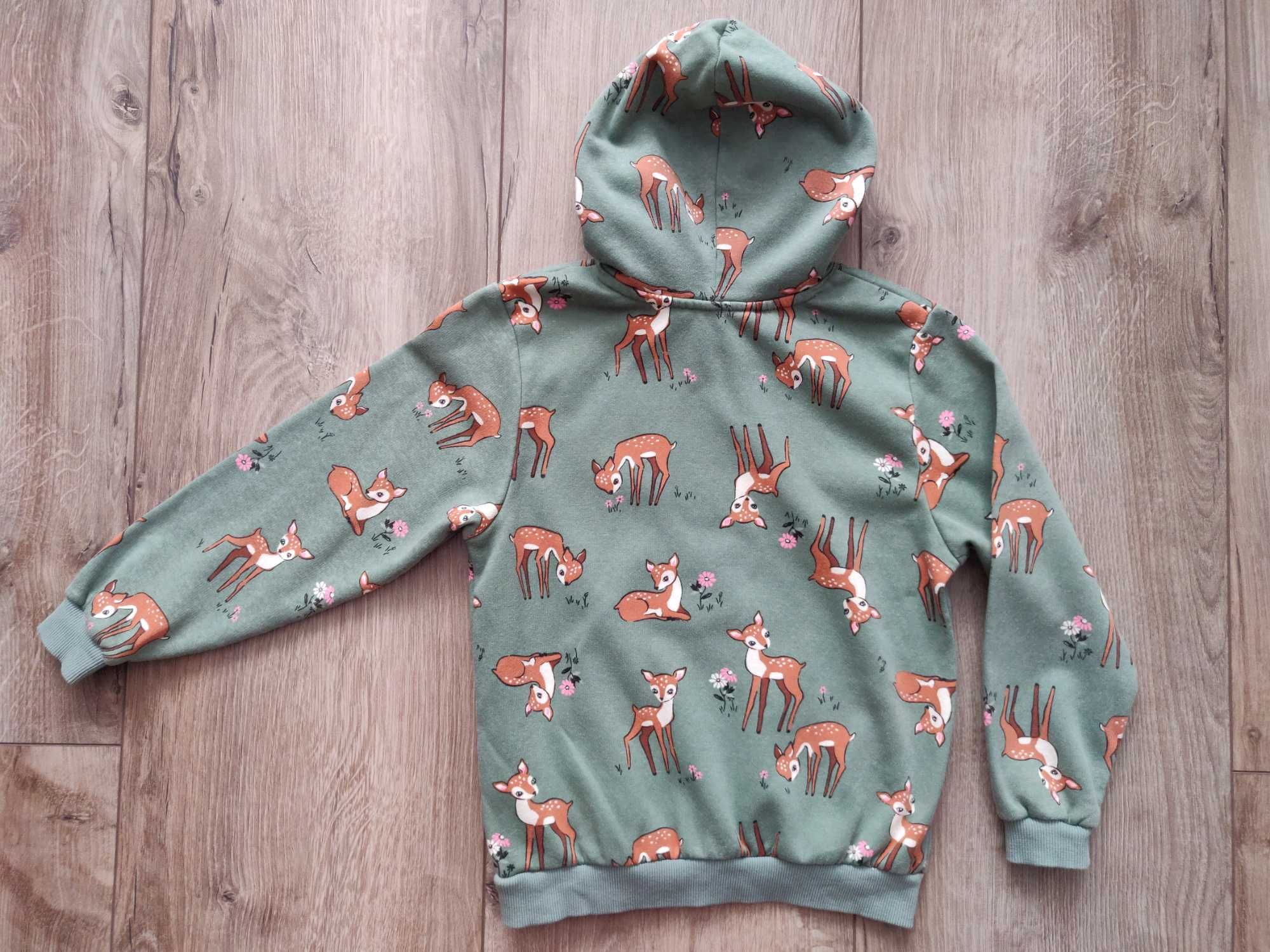 Худи для девочки H&M (Турция) 7-8 лет 122-128 см. с  принтом