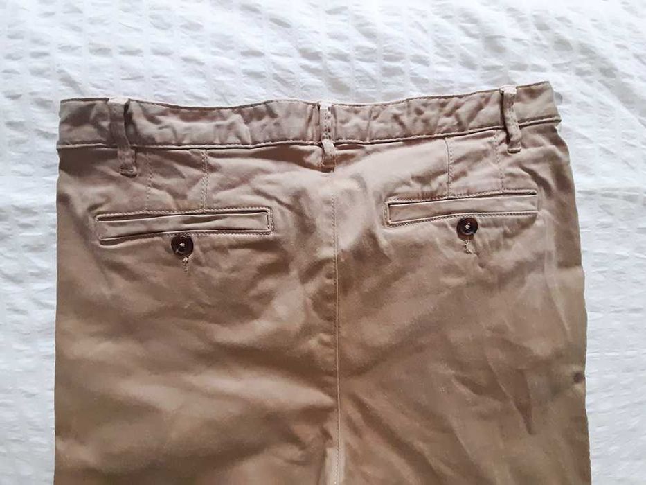 Calças Chino Castanho Claro Homem 38