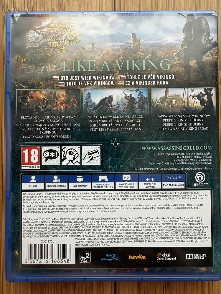 Assasin’s Creed Valhalla PL PlayStation 4 i 5
