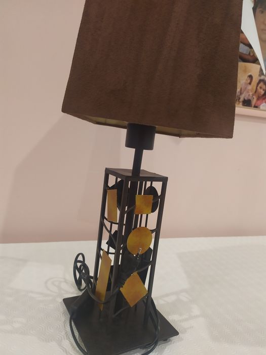 Candeeiro ferro preto