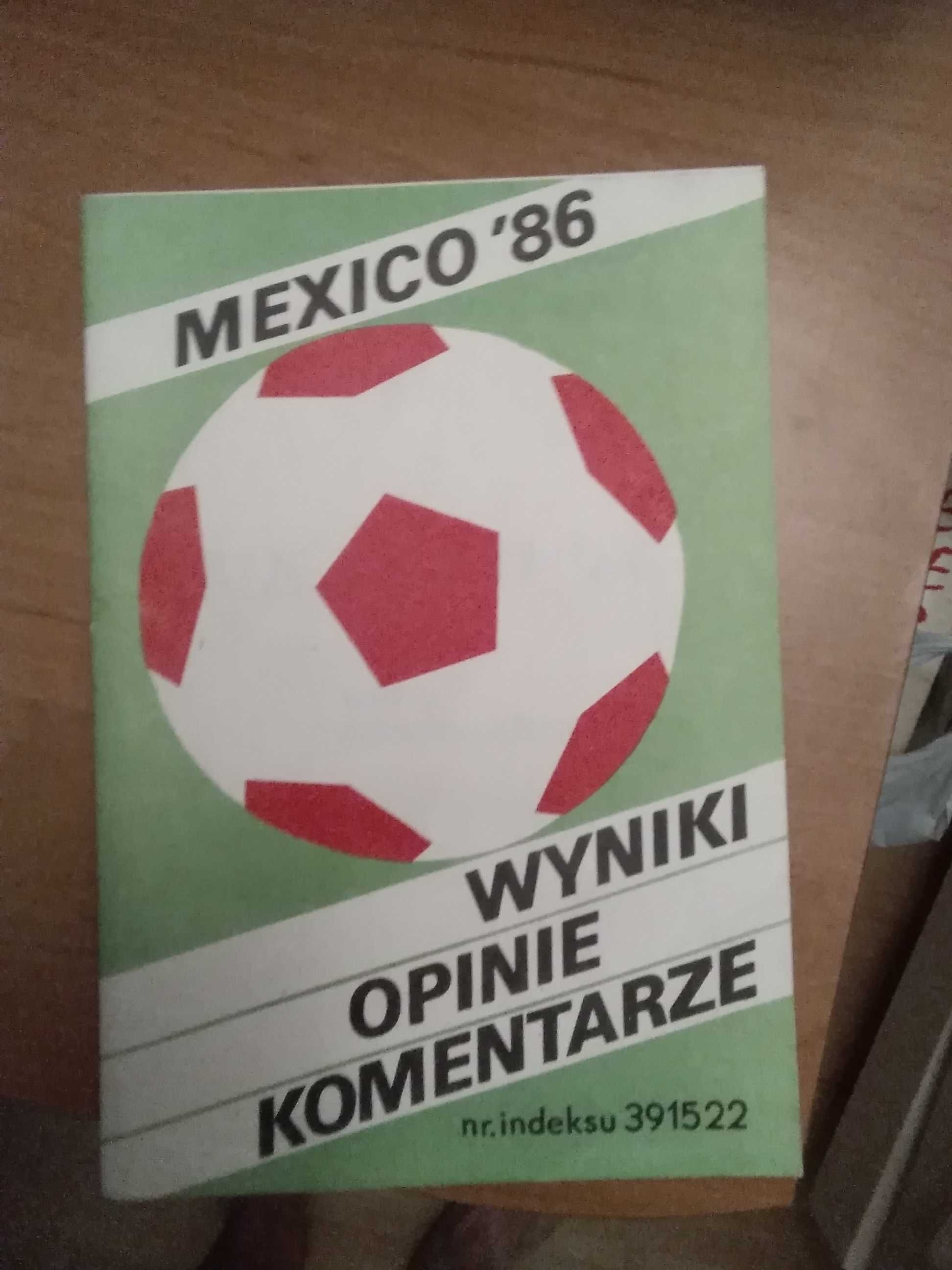 Książka pt,, Mexico '86"opinie komentarze 1986