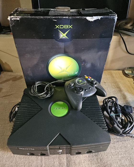 Xbox clássica preta
